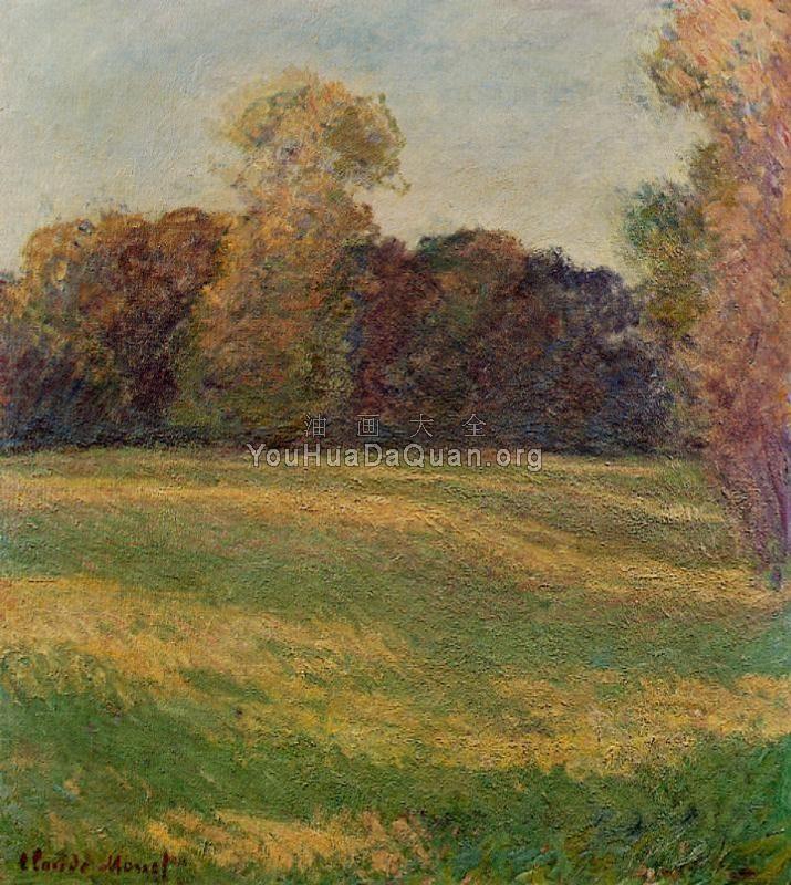 Meadow in the Sun - 克劳德·莫奈